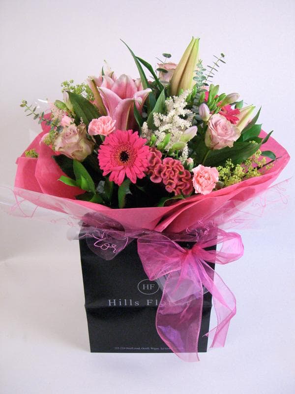 Passionate Pink Hand Tied