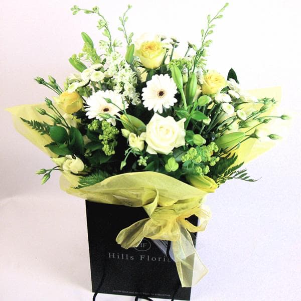 Lemon Sorbet Hand Tied