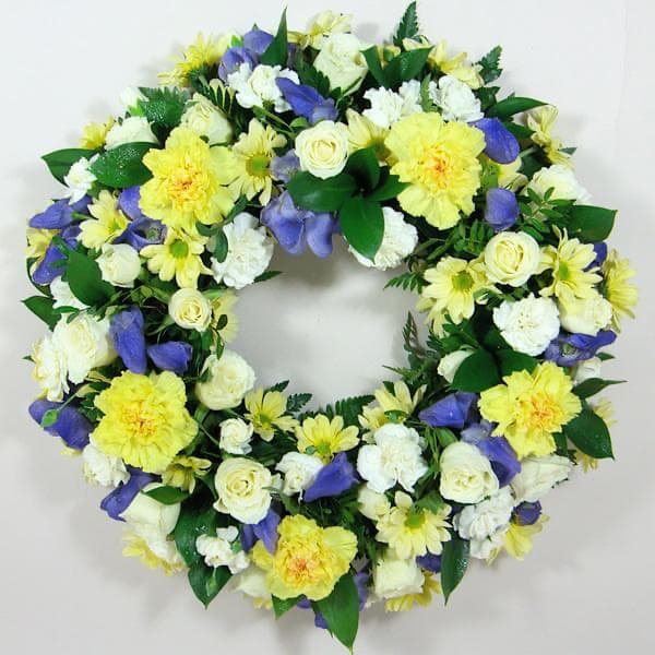 Yellow & Purple wreath