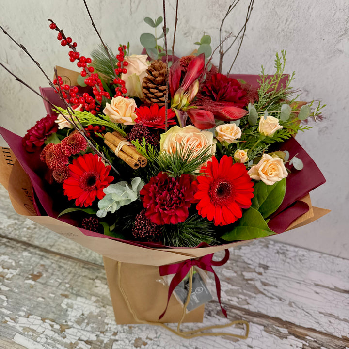 Cosy Christmas Hand Tied