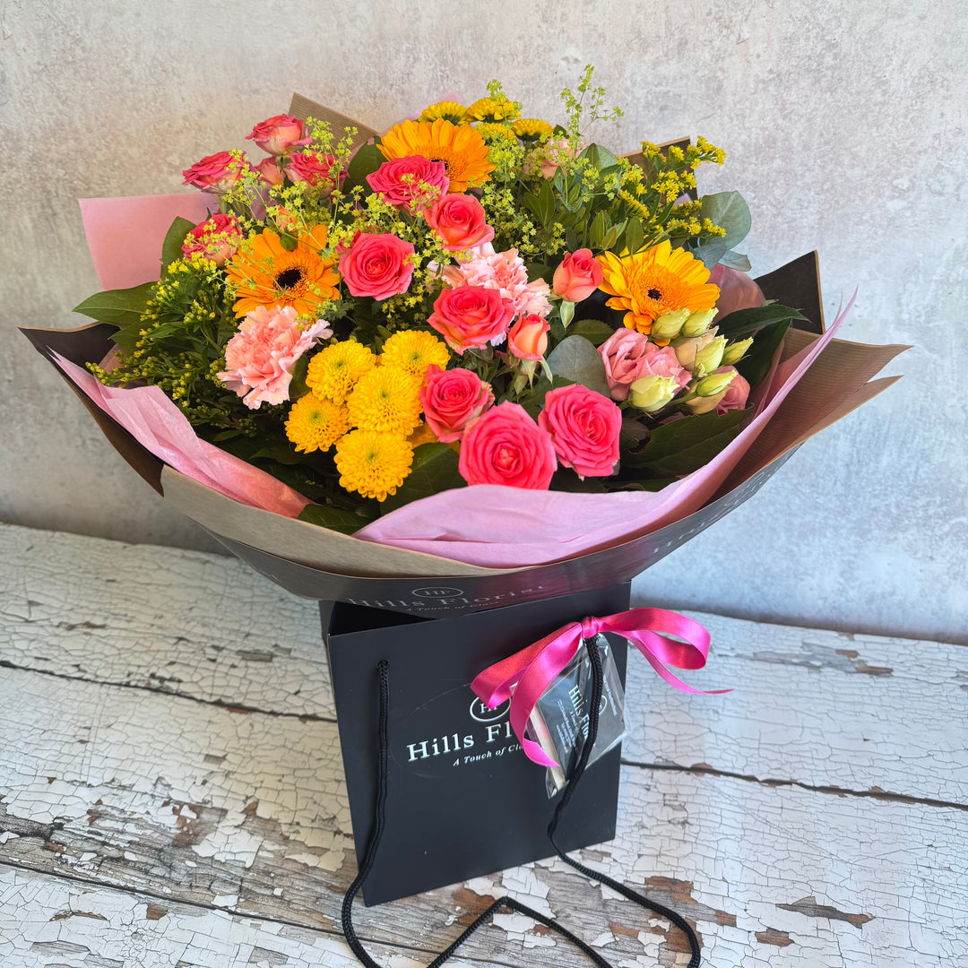Rhubarb & Custard Hand Tied